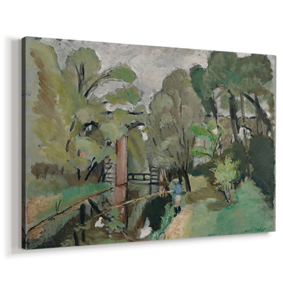 Landscape with a Bridge / Canal-Henri Matisse-Gallery Wrapped Canvas-c. early 20th Century