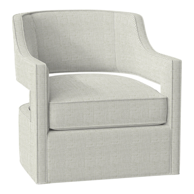 Phoebe 29.5" W Swivel Armchair, Perigold Replay Fern