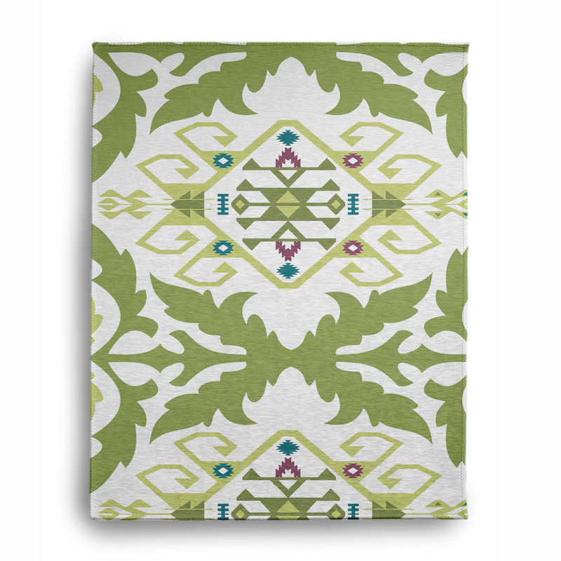 Tapis doux en chenille 110_Bombay Medallion, Rectangle 4 pi x 6 pi