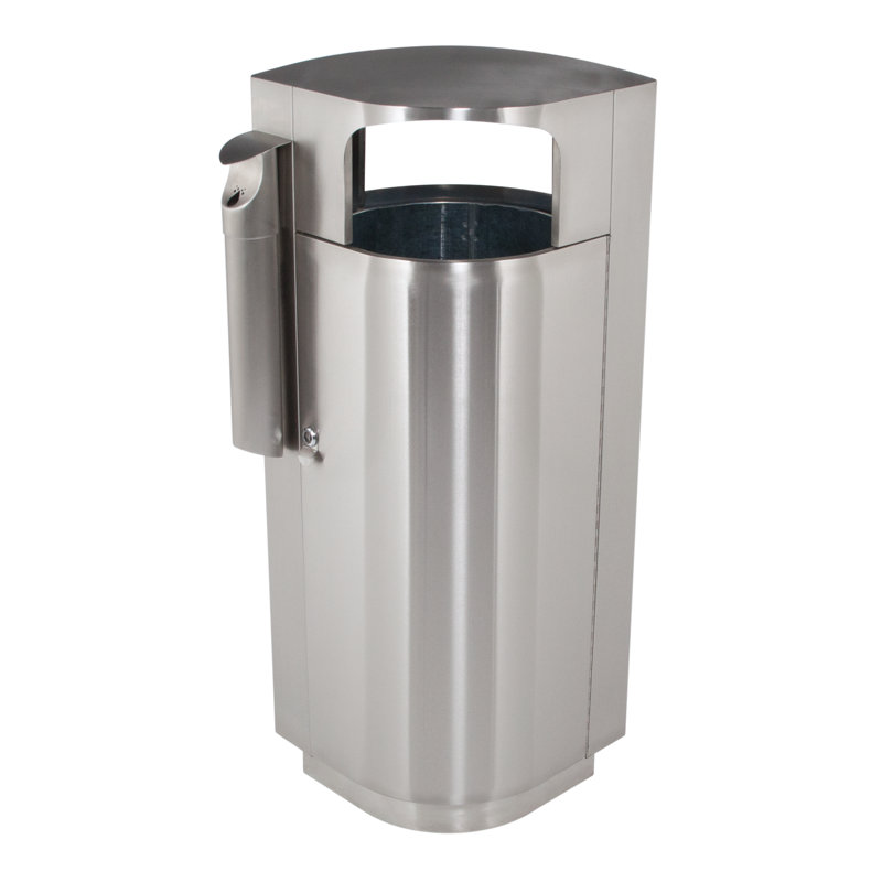 Poubelle en acier inoxydable Leafview, 20 gal