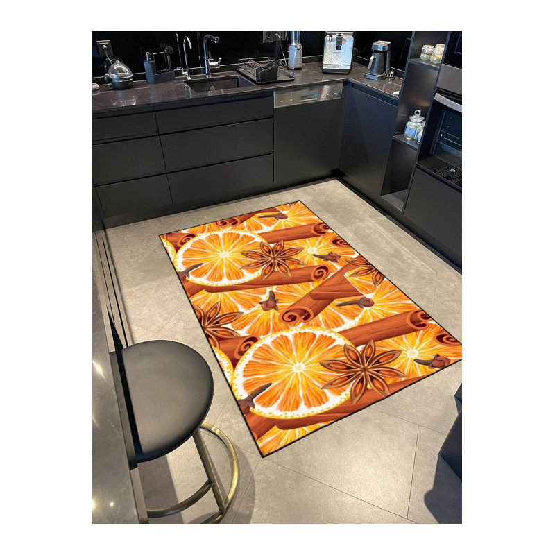 Tapis tissé à motifs, Tapis de couloir 3 pi 3 po x 6 pi 7 po inclus