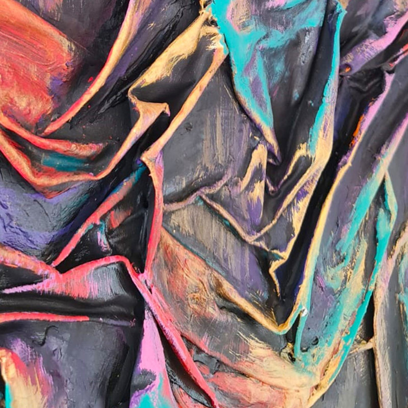 Peinture à l'huile décorative, H 19,69 po x l 27,56 po x P 1 po