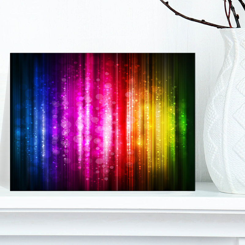 « lueuring background », impression Abstract, H 8 po x l 12 po x P 1 po, Toile tendue