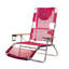 Chaise de plage inclinable avec coussin