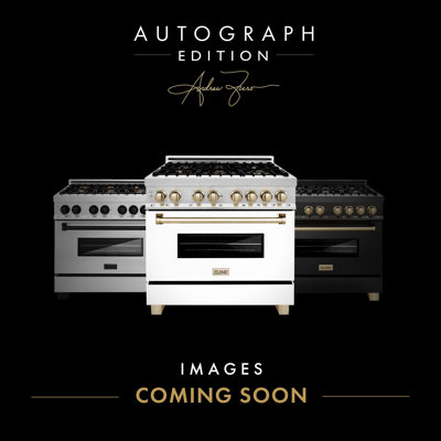 ZLINE 36 in. Autograph Edition Black Stainless Steel Wall Mount Range Hood With Handle