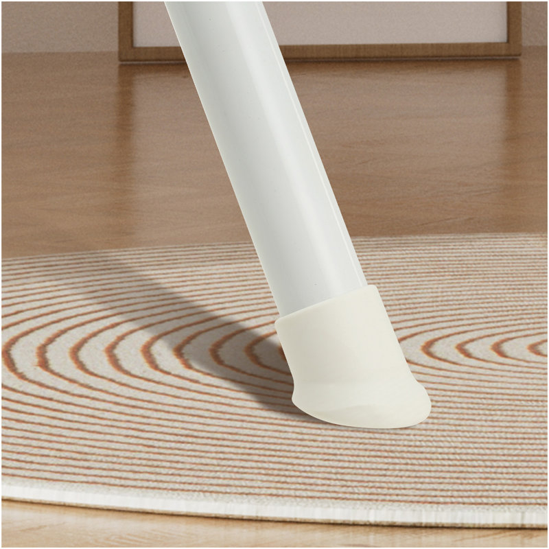 Ensemble de 4 chaises pliantes en acier inoxydable blanc - capacité de 800 lb robuste, empilable et imperméable