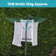 Plastic Rotary / Umbrella Clothesline
