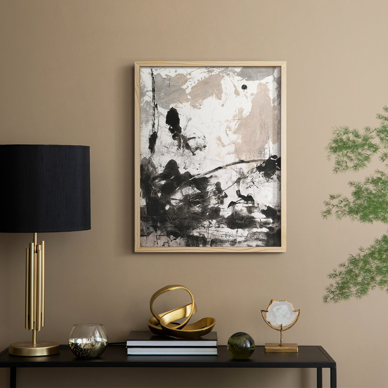Disarray II Framed Print - Solid Wood, 11" H x 9" W