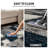Farmerville Geometric Shag Navy/Gray/Ivory Area Rug-1168107129