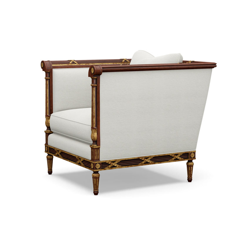 The Regent's Visit  Accent Chair, Neutral Olefin Blend