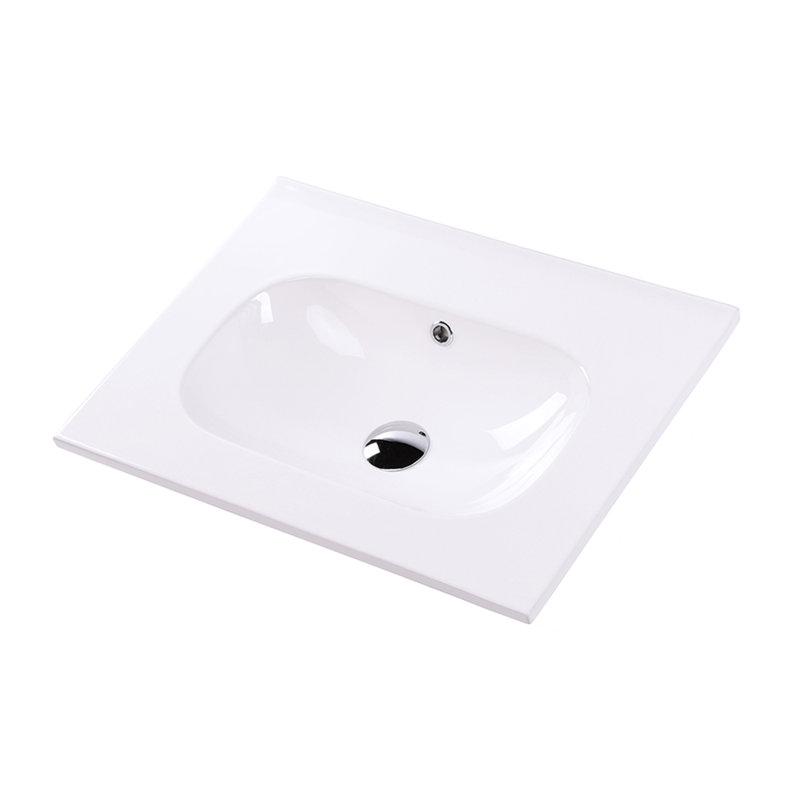 Aquatre 24'' L Bathroom Sink, One Centered Hole