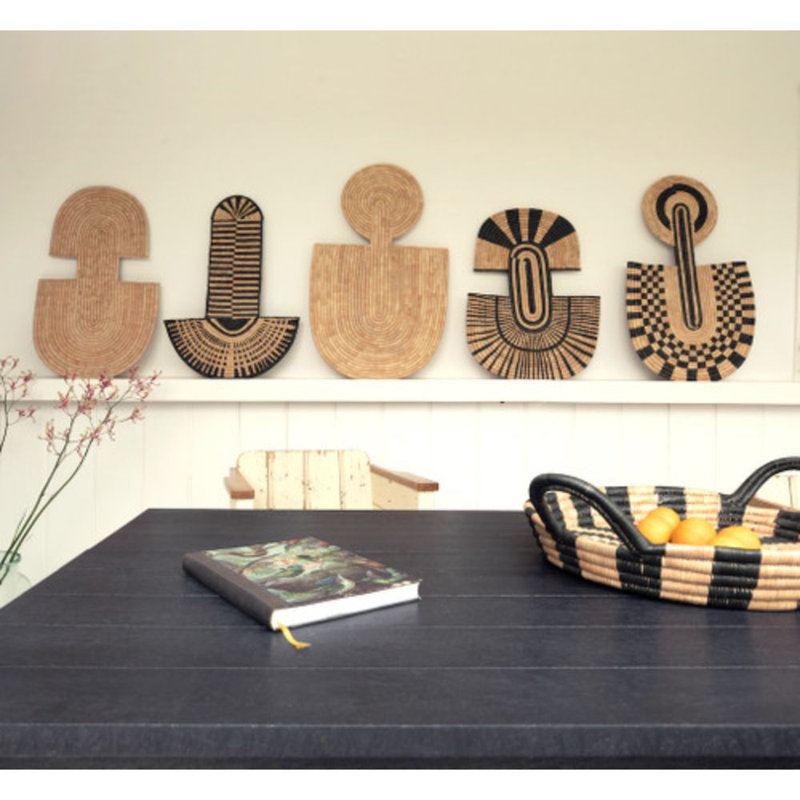 Motif abstrait de masque mural 2