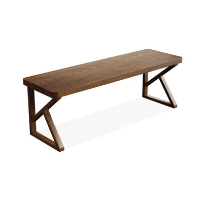 Tan Rectangular Solid Wood desk