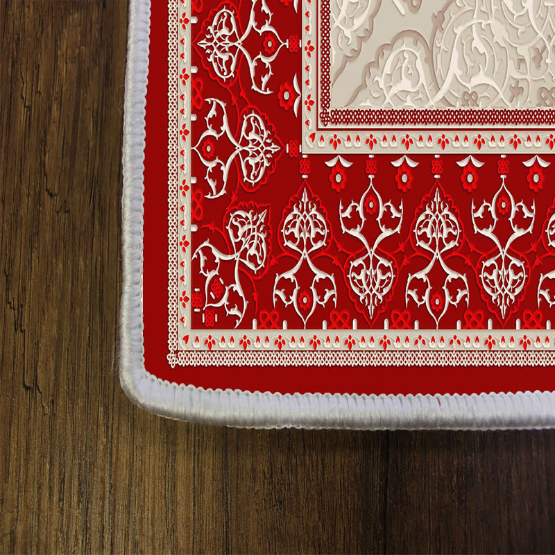 Tapis d'entrée antibactérien, 31,5 po x 59,1 po | 100% polyester, hauteur des poils de 0,4 po, envers en feutre de PVC antidérapant | Lavable à la machine, impression numérique 3D | Durable et élégant pour le vestibule, le salon ou la chambre à coucher