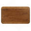 Table basse rectangulaire en bois pour le salon, table basse de 41,5 pouces avec pieds en bois massif-1416133786
