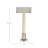 Winsland Crystal Buffet Table Lamp-35949571
