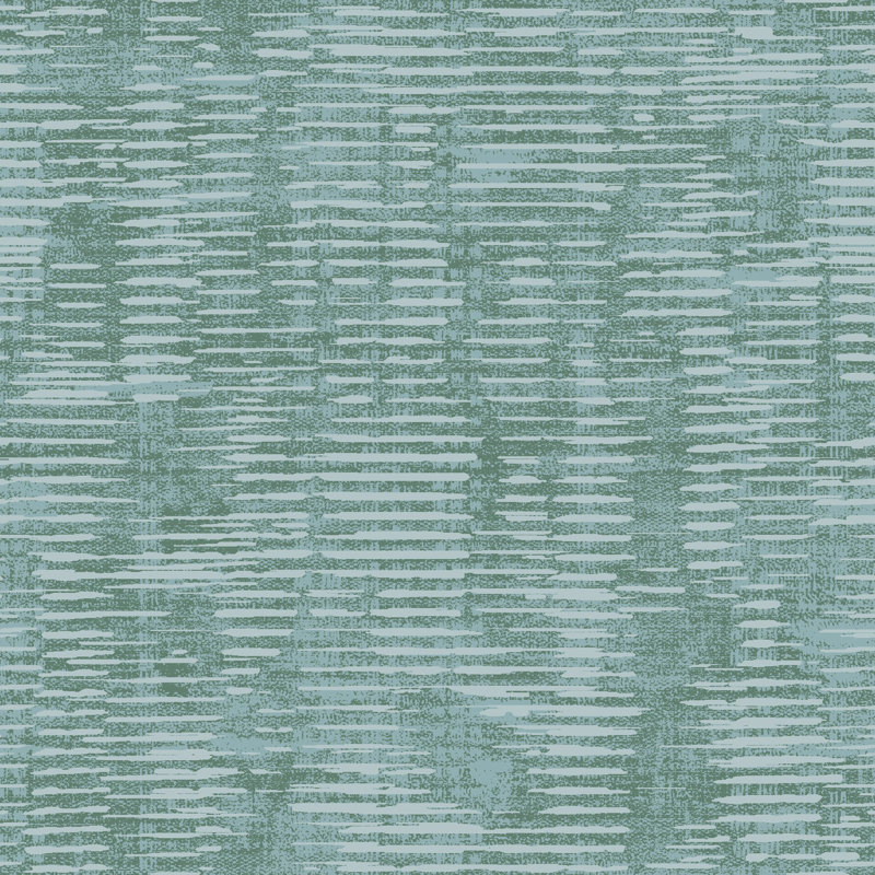 Elegance Collection Stripy Shimmer Wallpaper Roll, Teal Green