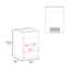 Meuble-lavabo flottant pour salle de bain avec porte-146961225