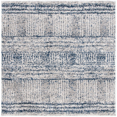 Tapis de couleur marine / ivoire Pensport 100