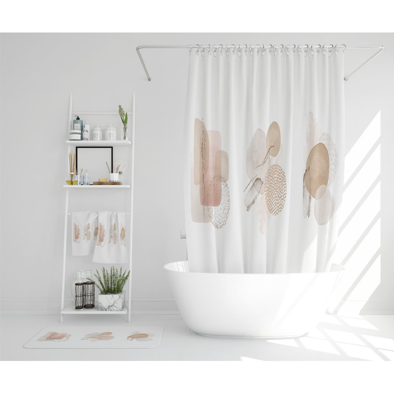 Nestrud Polyester Shower Curtain Set