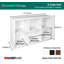 Large 6 Cube Decorative Storage Tiered Book Shelf by ClosetMaid-18026725