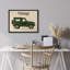 Vintage SUV Framed Wall Art Prints - Classic off-road vehicle for office-125211765-125211767
