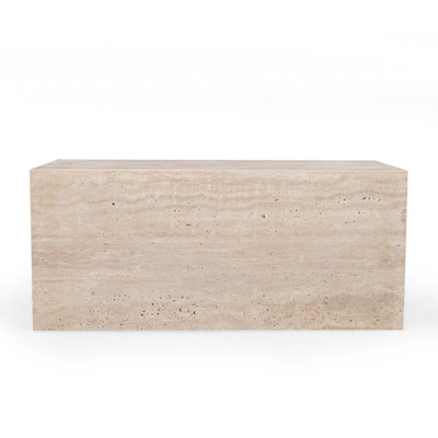Travertine Raw Coffee Table Beige