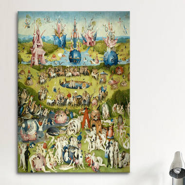 Global Gallery The Garden Of Earthly Delights (Center Panel) On Canvas by  Hieronymus Bosch Print