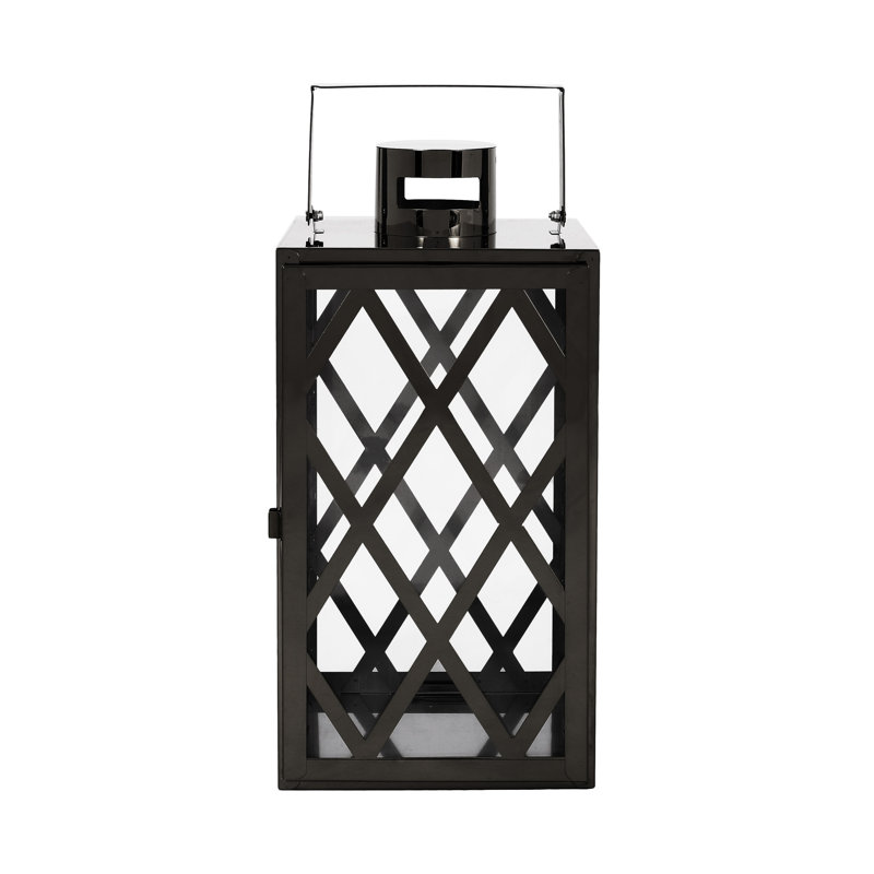 Lanterne de plancher 14 po, Noir