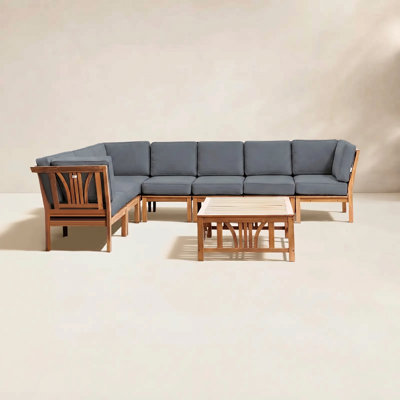 Brunswick 6-Person Teak Patio Seating Group