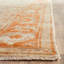 Oushak Oriental Hand-Knotted Wool Ivory/Rust Area Rug-2005251844