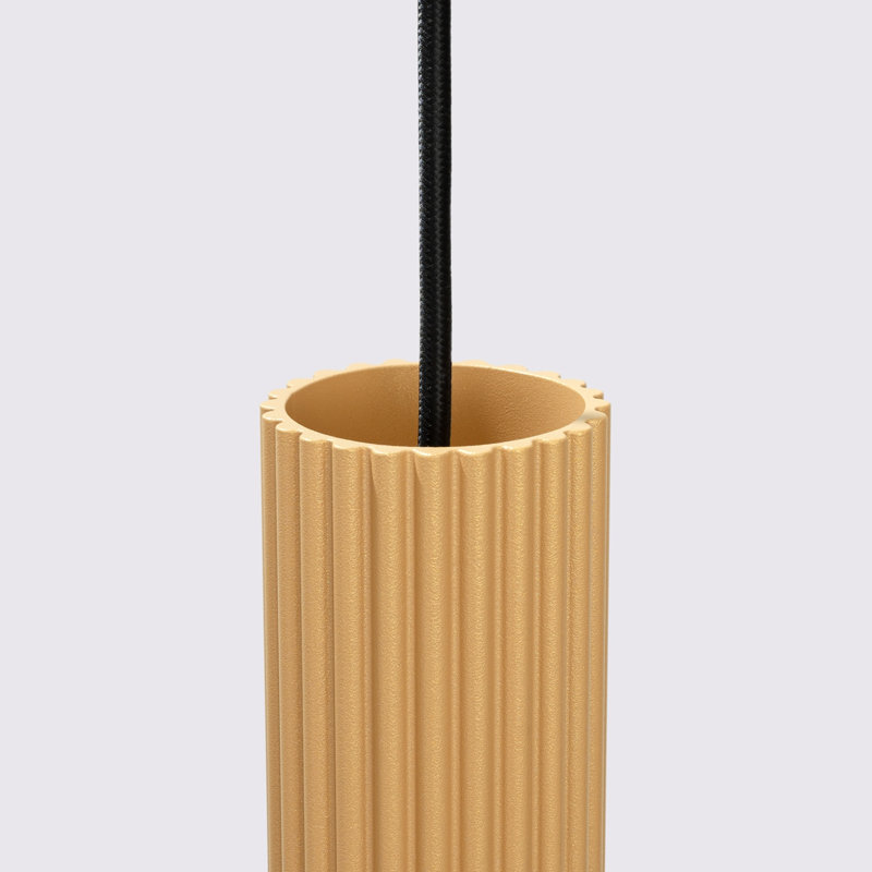 Bonina 1 - Light Brushed Nickel Pendant, Gold