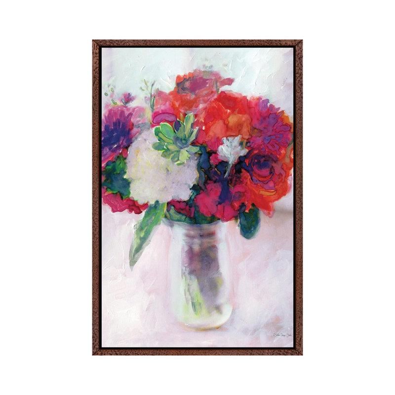 Dramatic Blooms II by Stellar Design Studio - Gallery-Wrapped Canvas Giclée on Canvas, Classic Wood Framed