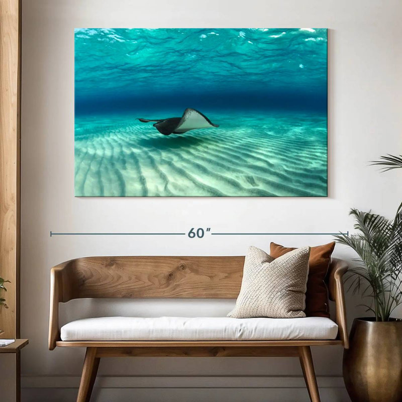Crowle Stingray Fish, 34" H x 51" W