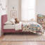 Lit simple tapissier Wave-129723436