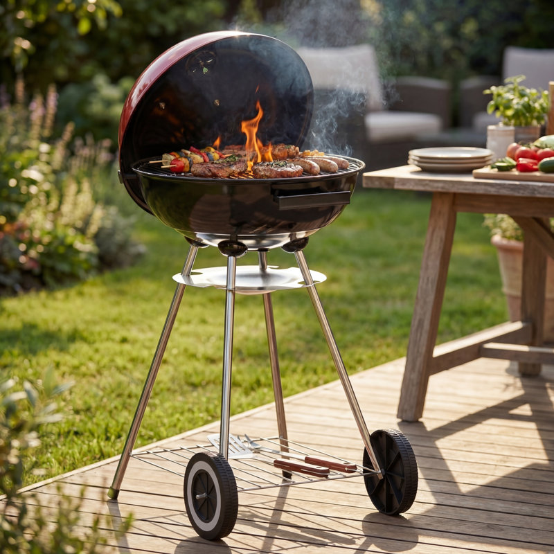 Dakota Fields Aanuoluwa 53cm W Portable Charcoal Grill