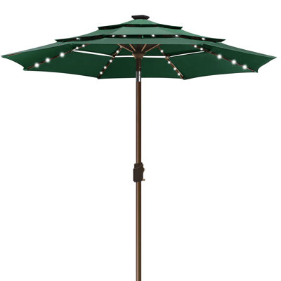 Keensburg 9' Lighted Umbrella