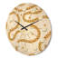 Chaîne dorée - horloge murale Mid-Century-63891595