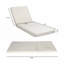 Chaise longue avec appui-tête, bois d'acacia, 4 po d'épaisseur-1485648376