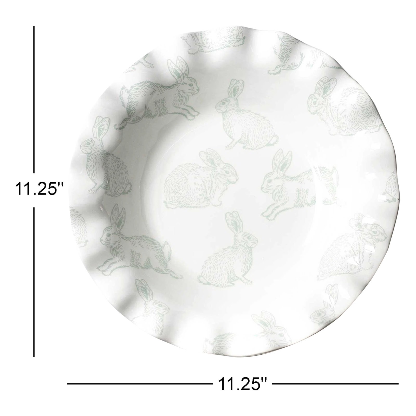 Easter Ceramic Serving Bowl