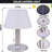 11.02'' Solar Table Lamp Outdoor Indoor - 3 Lighting Modes, Eye-Caring LED Waterproof Cordless Solar Desk Lamp With Pull Chain-1781115814-1781115815