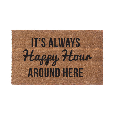 Entissar Non-Slip Outdoor Doormat