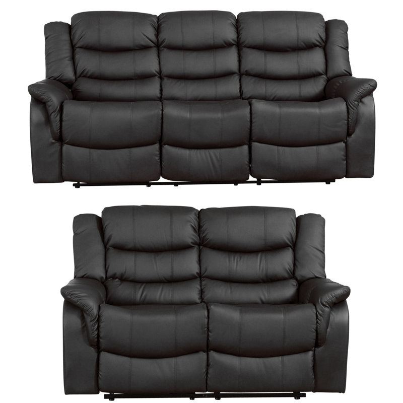 Sartor 2 - Piece Living Room Set, Black