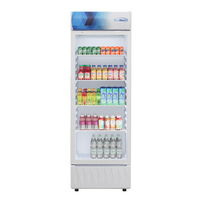 Réfrigérateur commercial à une porte de 24 po, blanc, 12 pieds Pi. (Km-MDR-1GD-12CWH)