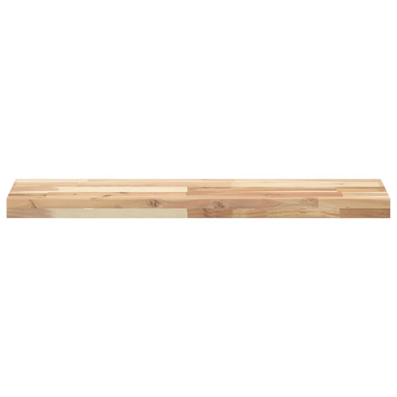Ariani Solid Wood Floating Shelf, 4cm H x 100cm W x 20cm, Acacia Wood