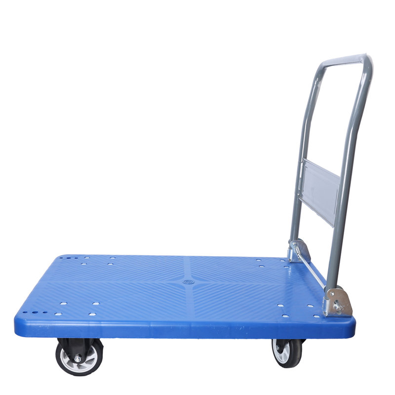 Camion plateforme pliable robuste - Chariot mobile d'une capacité de 660 lb avec poignée pliable pour le garage