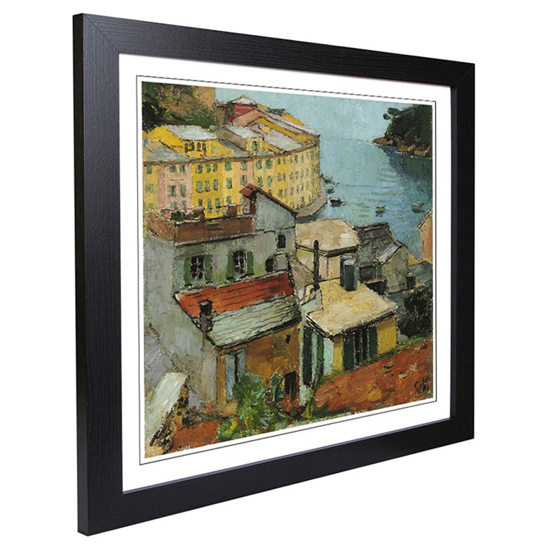 Carl Moll - Single Picture Frame Painting, Black