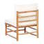 CERRETO Wood Outdoor Armless Lounge Chair-100842170