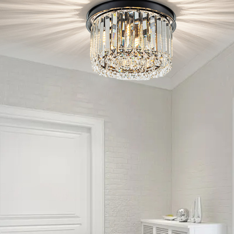 Lustre tambour 4 lumières Dashiyah, Noir