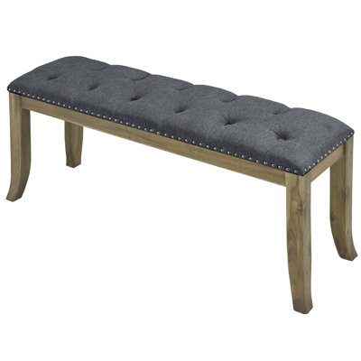 Banc en bois massif Lizabeth